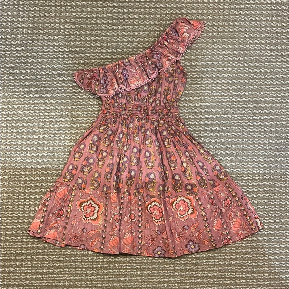Gipsy Queen Pink One-Shoulder Sundress for Wedding Guests